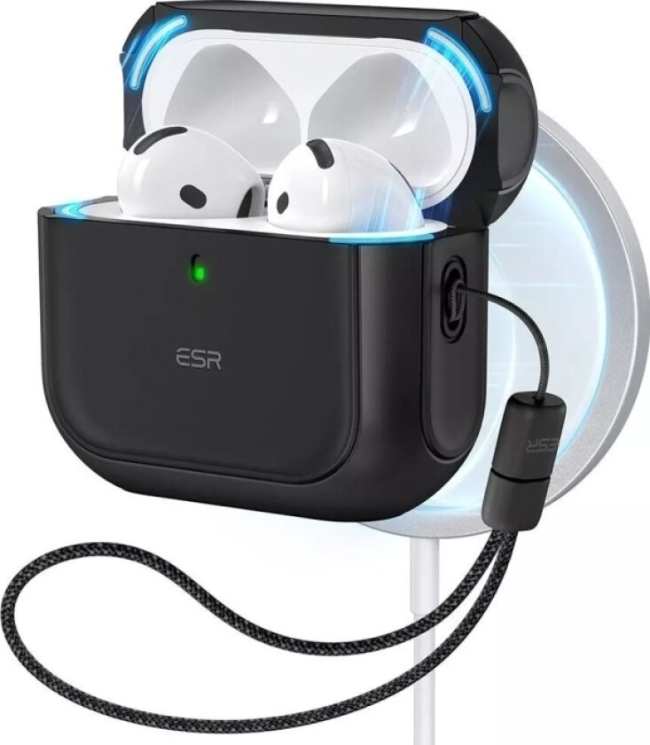 Esr Orbit Halolock Magsafe Apple Airpods 4 Black