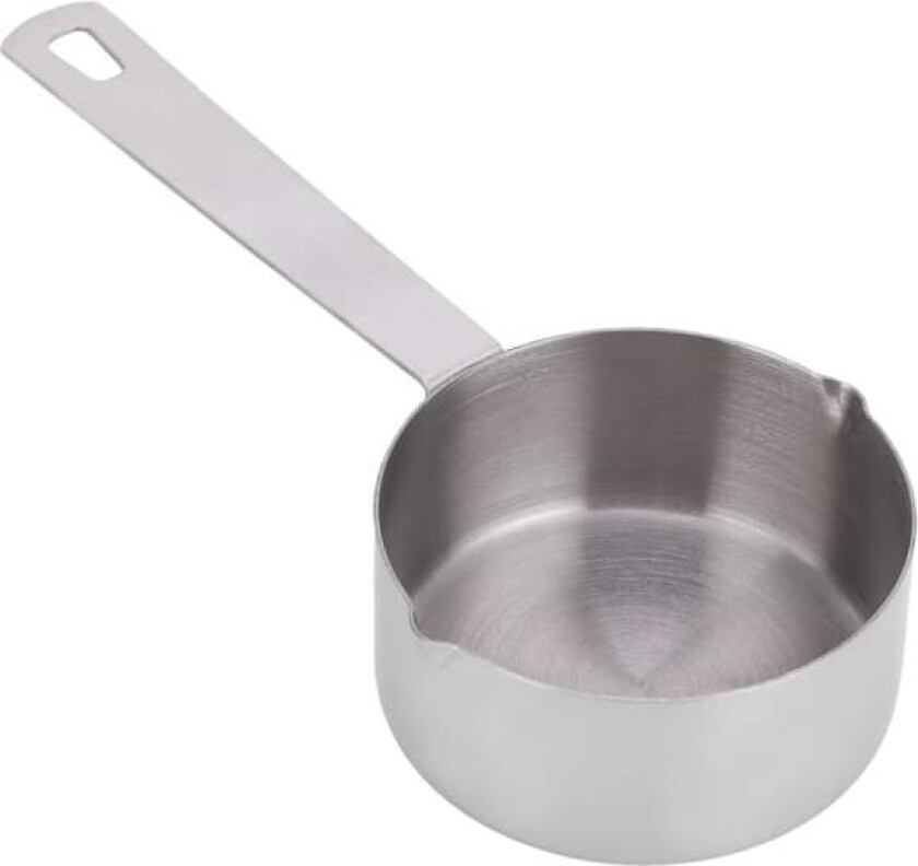 Bake-måleskje 304 Rustfritt Stål Målekopp Skje med Skala Kjøkkenutstyr 1/4 kopp 60 ml