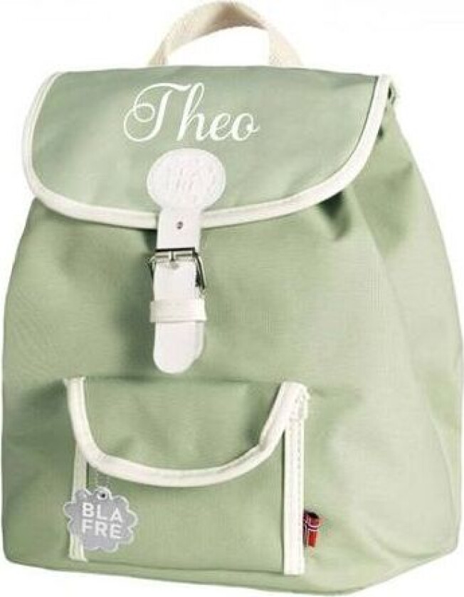 barnesekk 6 Liter med navn, mintgrønn