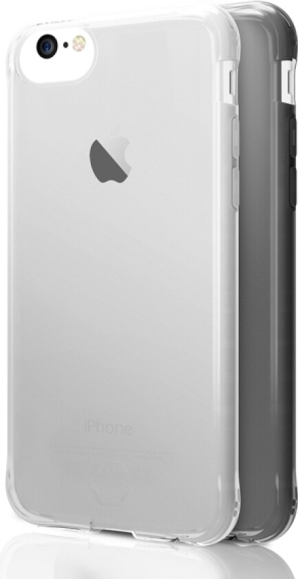 Itskins Nano Duo Cover Til Iphone 8 / 7 / 6S / 6®. Sort Og Gennemsigtig