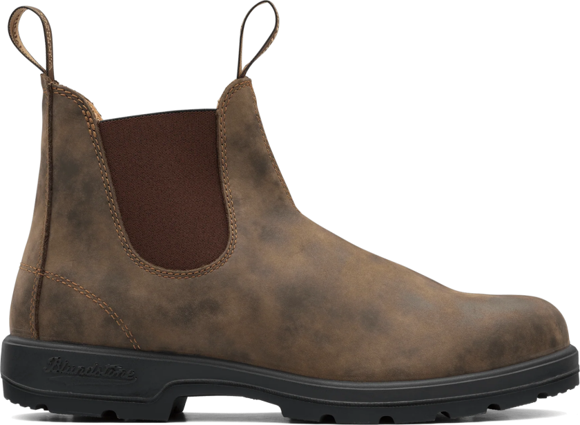 Unisex Casual Chelsea Boots #585 Rustic Brown