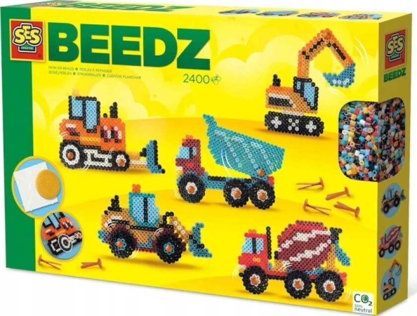 Ses Creative Ses Pressperler Byggelastebiler 06206 62064