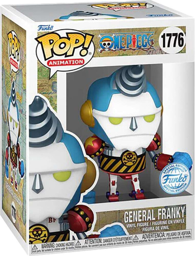 One Piece actionfigur (General Franky)