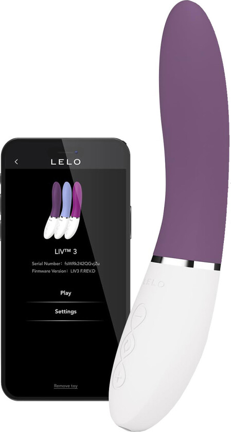 LELO: Liv 3, App-Controlled G-Spot Vibrator, lilla