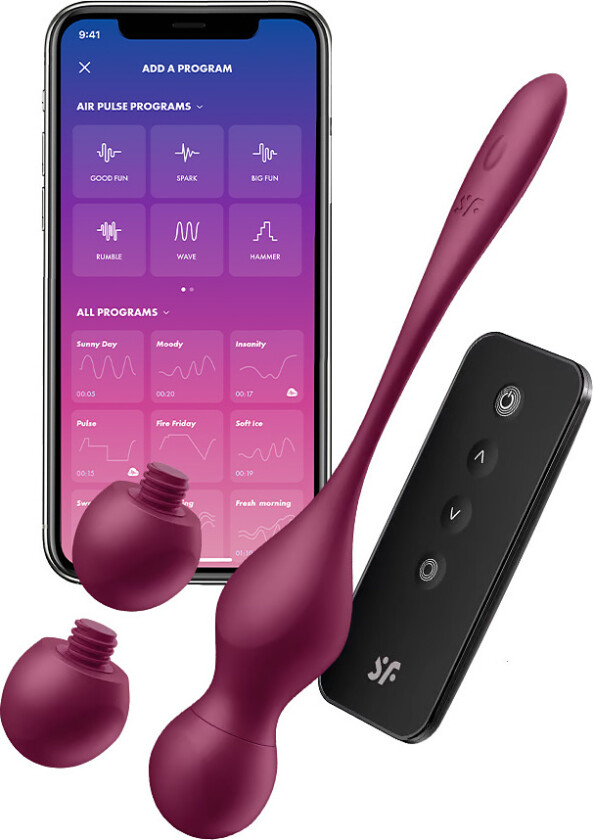 Satisfyer Connect: Love Birds Vary, Vibrating Kegal Balls