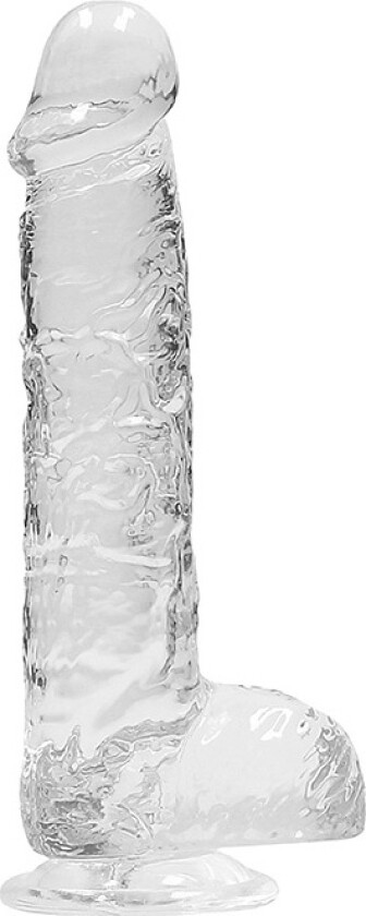 RealRock: Crystal Clear Realistic Dildo, 15 cm