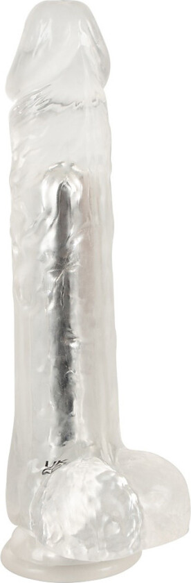 You2Toys: Crystal Clear Dildo Vibrator, 24,5 cm