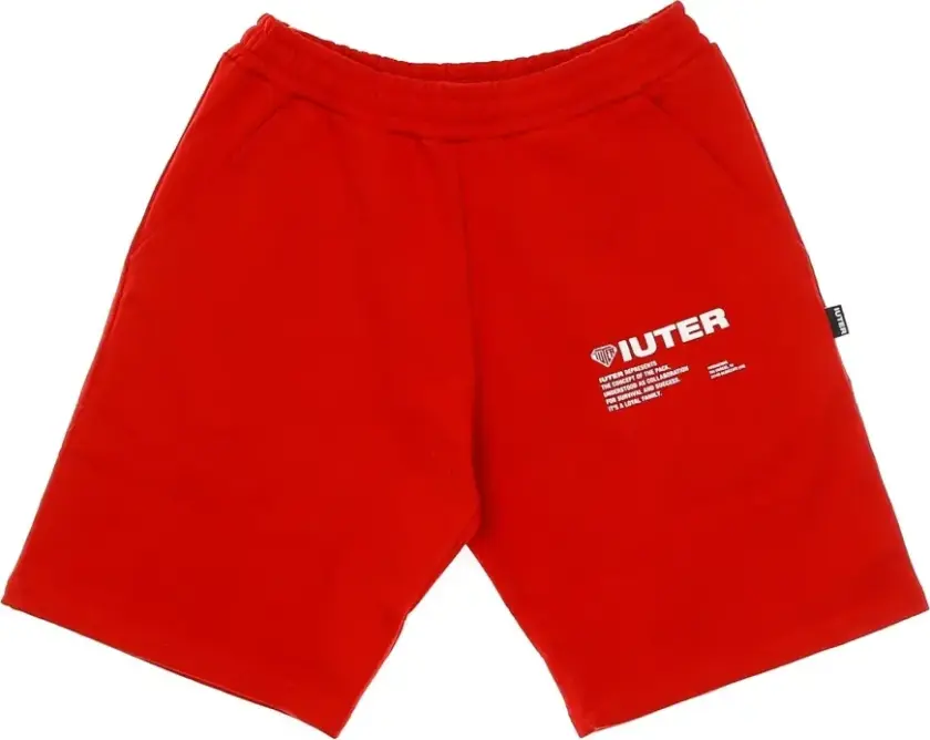 Iuter, Herre, Shorts, Rød, L