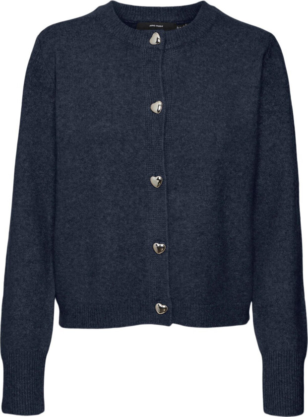 Vmfiona LS Short Button Cardigan GA Str S - Gensere