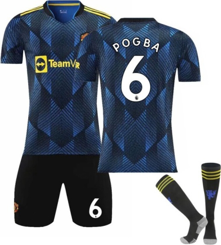 2122 Second Away Royal Blue Fotballdrakt Barn Voksen Dress Primær- og ungdomsskoleelever Treningsdrakt Nr. 7 Stjerne 6 M#