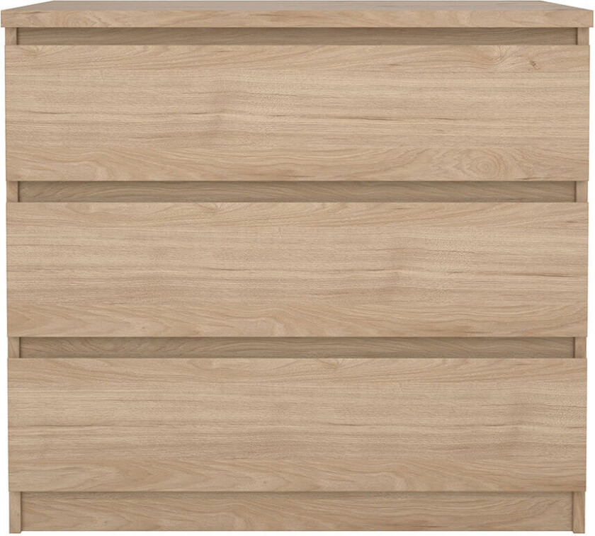 Naia kommode 3 skuffer eik dekor.