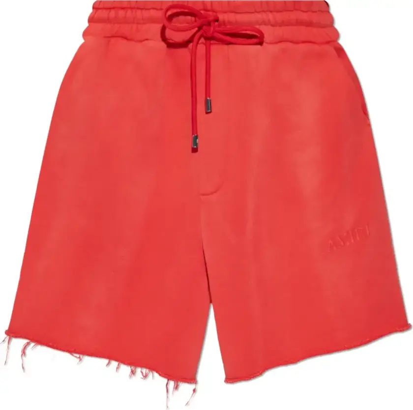 Herre, Shorts, Rød, L