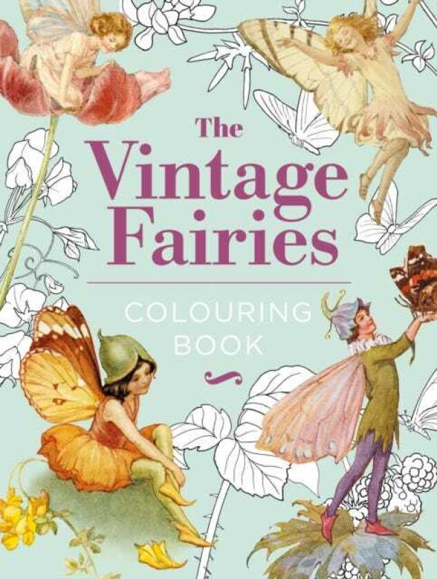 The Vintage Fairies Colouring Book Hardback Gift Edition