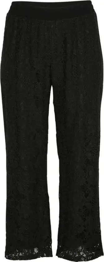 Dame, Bukser, Svart, 4XL