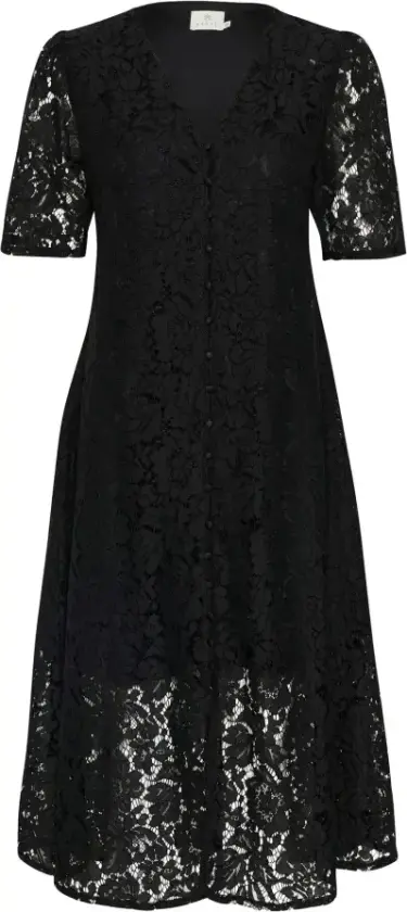 Dame, Kjoler, Svart, 2XL