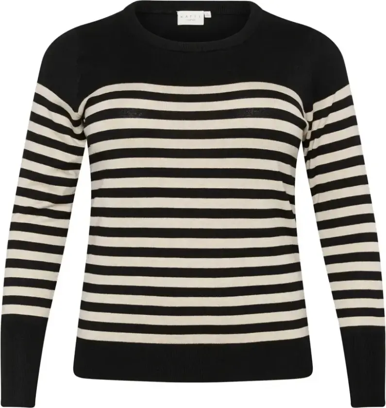 Dame, Strikkevarer, Svart, S