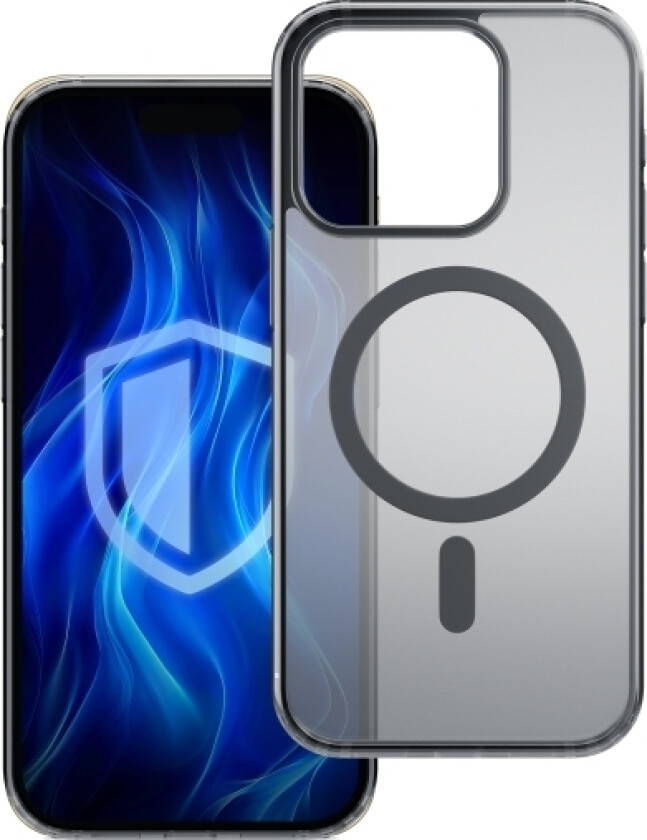 3Mk Frosty Mag Apple Iphone 15 Pro Telefondeksel I Svart Farge