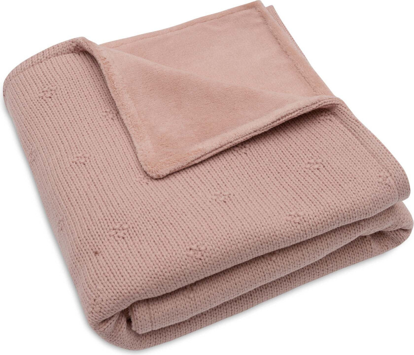 Strikket Teppe, Wild Rose - Tekstiler - 100% Polyester
