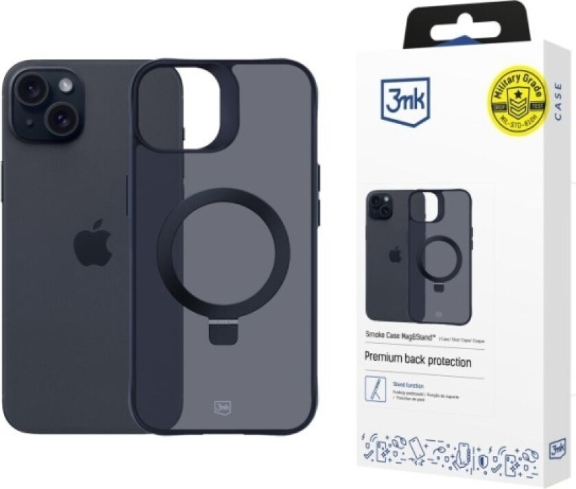 3Mk Smoke Case Mag&Stand Pro Apple Iphone 13/14 (5903108597258)