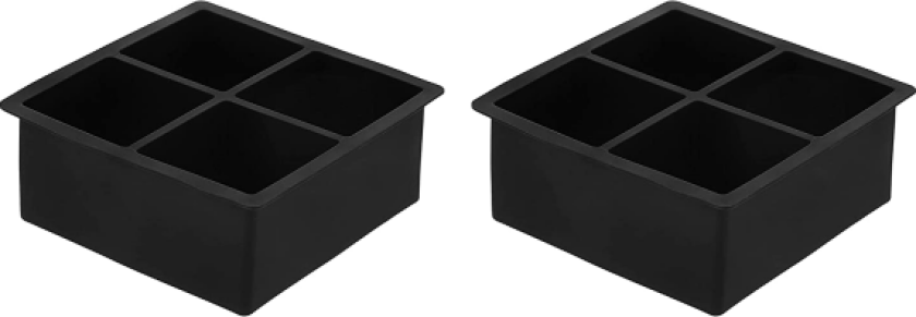 2 silikonformer for isbiter, 4 isbiter per form, 11 x 11 x 5 cm