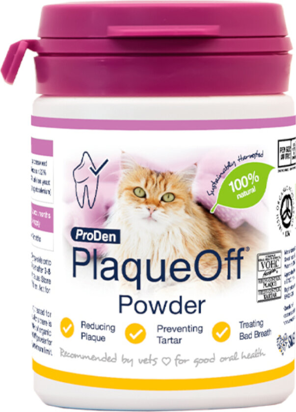 PlaqueOff økologisk tannpleie for katter - Organic Oral Care 40 g