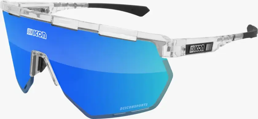 Aerowing sykkelbriller crystal/multimirror blå