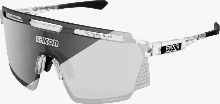 Aerowatt sykkelbriller crystal/photocromic silver