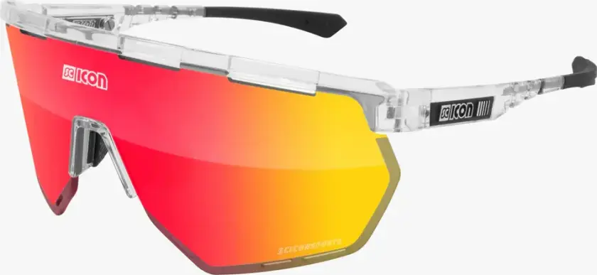 Aerowing sykkelbriller crystal/multimirror rød