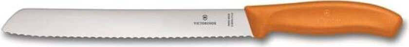 Swiss Classic Serrated Bread Knife - 21 cm - Orange