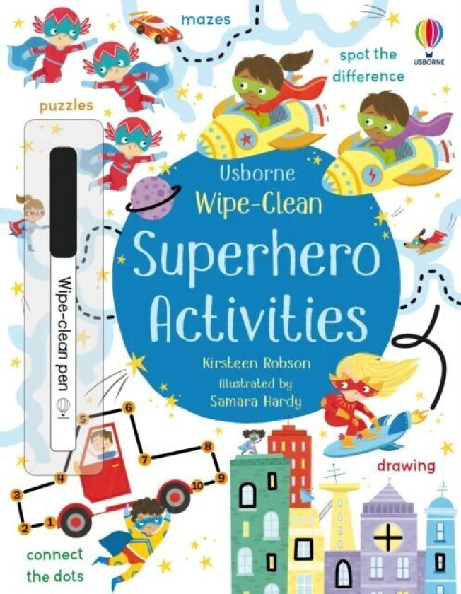 Wipe-Clean Superhero Activities av Kirsteen Robson