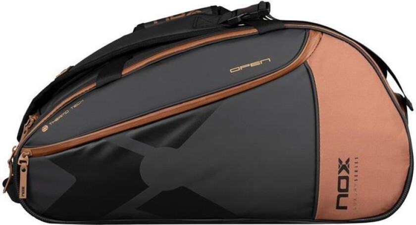 Luxury Open Series Padel Bag Black/Brown