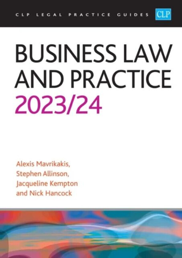 Business Law and Practice 2023/2024 av Mavrikakis