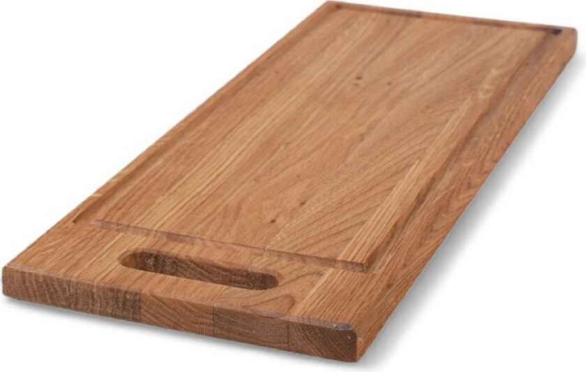 Skjærebrett, oljet eik med riller