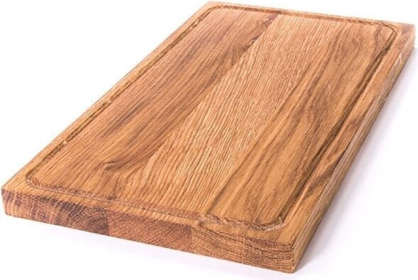 Skjærebrett, oljet eik med hakk