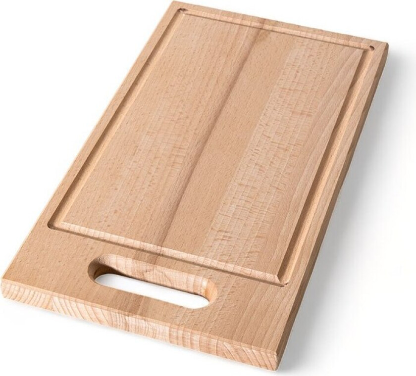 Skjærebrett, oljet bøk med riller