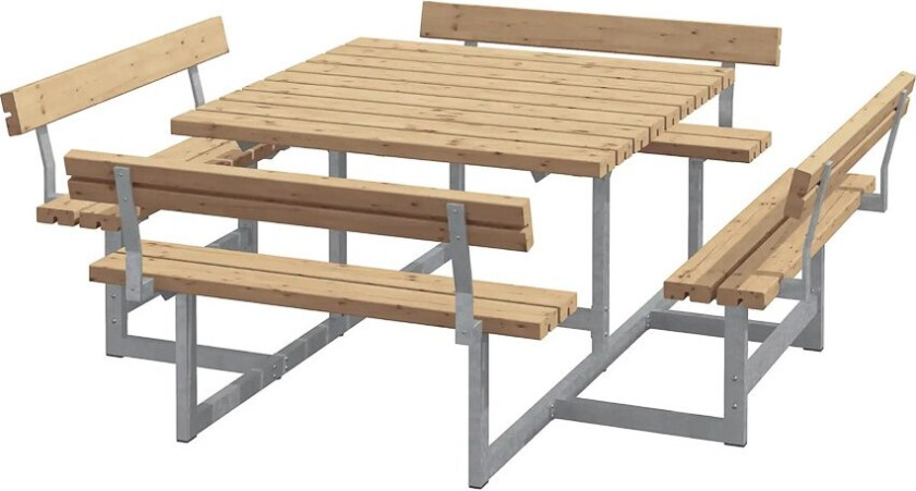 Benkesett Picnic, ryggstøtte, Thermowood