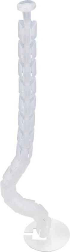 Hengende kabelkanal, hvit gjennomsiktig