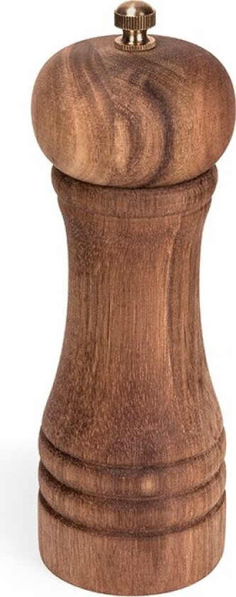 Salt- og pepperkvern, 16 cm, keramiske, Akasie