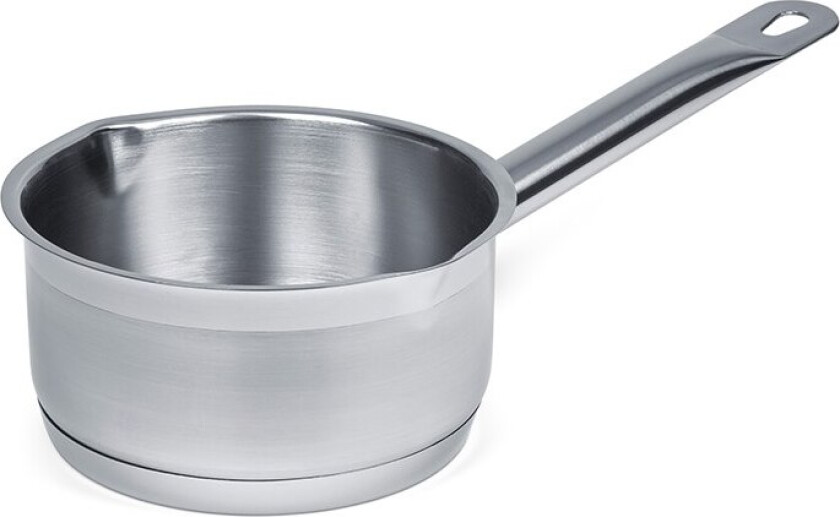 Kasserolle med helletut, 1,0 L, Ø14 cm, rustfritt stål