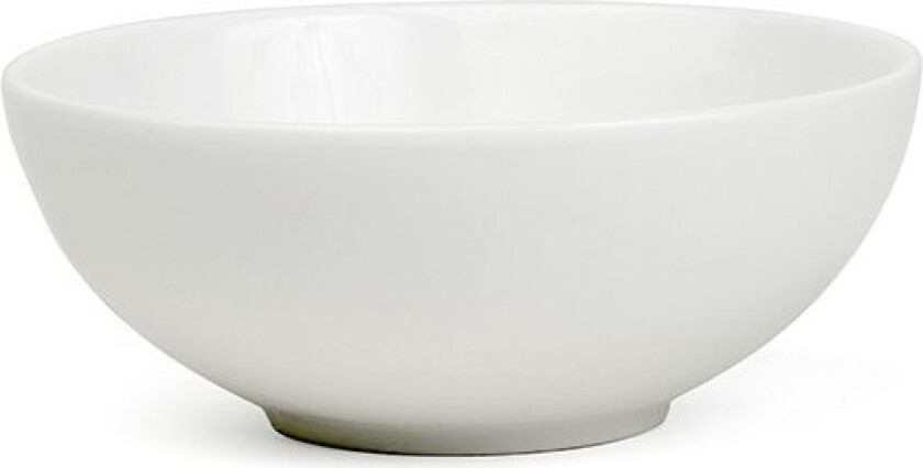 Bolle, Ø9 cm, forsterket beinporselen, hvit