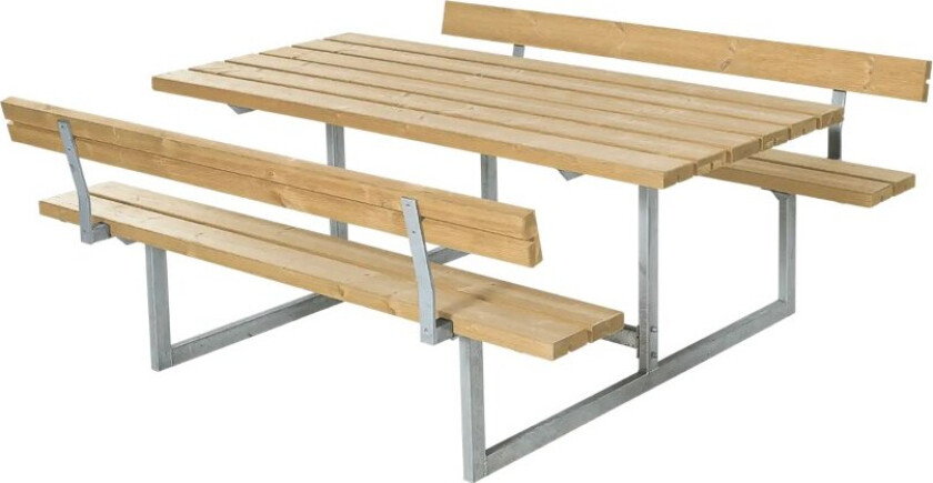 Benkesett Basic, ryggstøtte, Thermowood