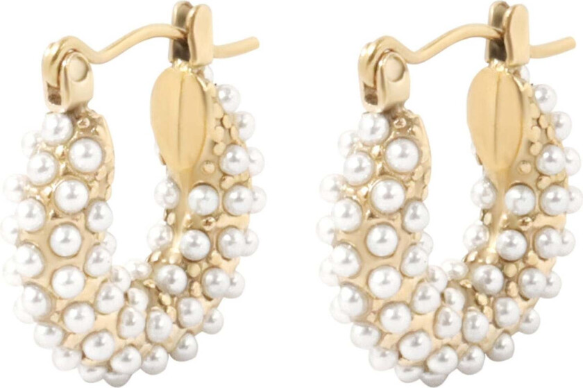 Full Pearl Creole Small Gold