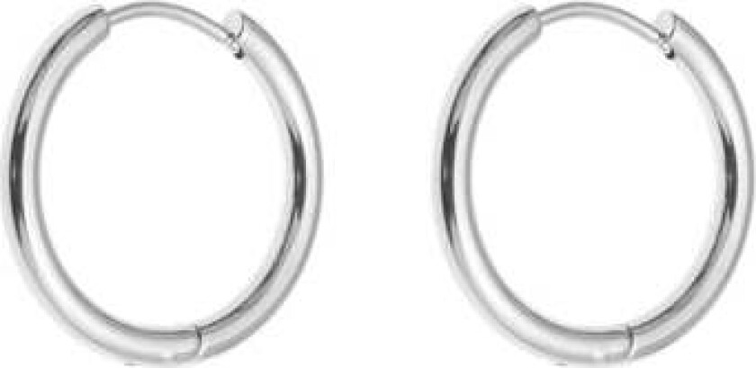 Mini Hoop Round Silver