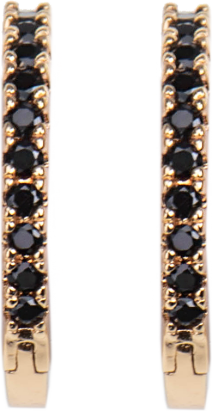 Medium Hoops Black