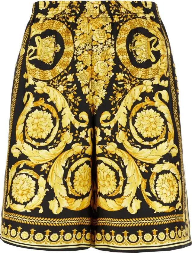 Herre, Shorts, Gul, L