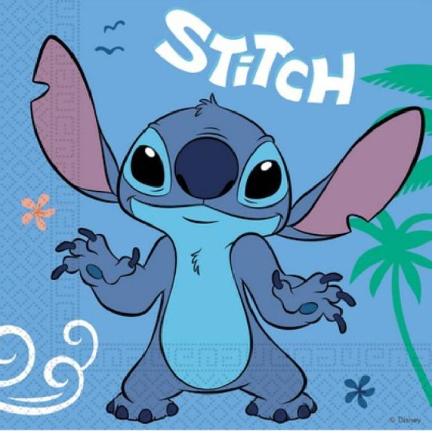 Bilde av Servietter Stitch pk/20