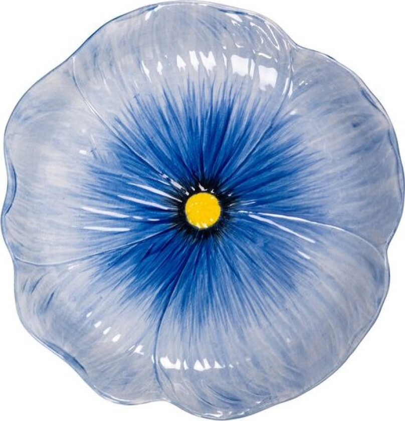 Poppy skål 30 cm blå