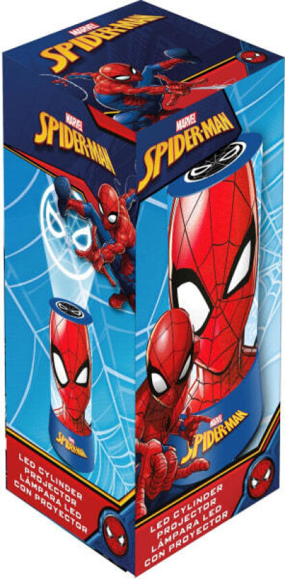 Spiderman nattlampe projektorlampe natt avengers