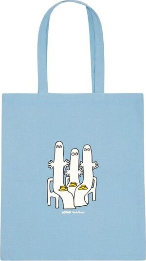 Bilde av Mummi handlenett 38,5x42 cm Hattifnattene lyseblått