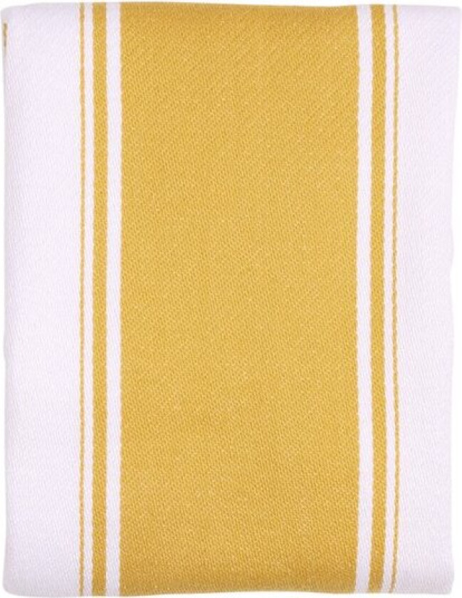 Love Colour stripet kjøkkenhåndkle 70x45 cm okergul